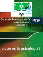 Curso de Psicología de Deporte para Entrenadores AUDEF (Diego Martinez)