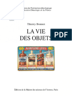 La Vie Des Objets D'Ustensiles Banals À Objets de Collection Thierry Bonnot Z Library