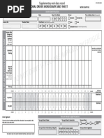 0028 Supplementary Work Diary Record