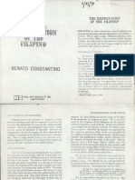 The Miseducation of The Filipino by Renato Constantino