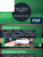 Curso - Taller de Investigación - Elaboración de Tesis 2