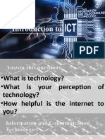 Introduction To ICT