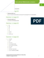 Cambridge IGCSE International-Maths Answers