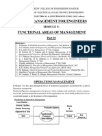 Hut 310: Management For Engineers: Functional Areas of Management