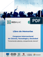 Libro de Memorias Congreso de Ciencia Tecnologia y Sociedad Conectando Saberes Compartiendo Ciencia