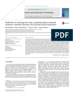 Purification of Crude Glycerol Using A Sequential Physico-Chemical