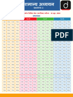 PSC GS Paper-I - 2024 - Hindi - Answer - Key