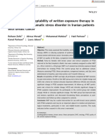 Psycho-Oncology - 2022 - Zolfa - Feasibility and Acceptability of Written Exposure Therapy in Addressing Posttraumatic