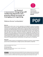 Kremser Sydow 2022 When Practices Control Practitioners Integrating Self Reinforcing Dynamics Into Practice Based