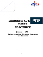 Q4 LAS1 GR8 SCIENCE Explain Ingestion Absorption Assimilation and Excretiion