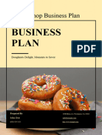 Donut Shop Business Plan Template 