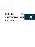 6 Vectors Position Vector