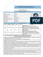 O Level Admit Card