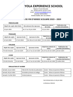 Programme de Fin D'année 2024