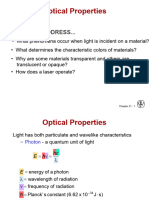 Lecture 5 - Light Interaction With Solids - LASERS