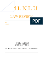 Rmlnlu Law Review Vol 13 2023