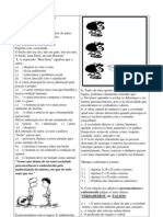 Revisão Sexta Série