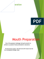 Mouth Preparation