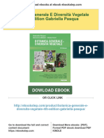 Instant Download Botanica Generale E Diversità Vegetale 4th Edition Gabriella Pasqua PDF All Chapter