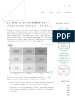 La Matriz de Métodos de Innovación Abierta - Parte 1. - 100% Abierto