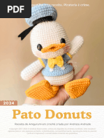 Linhas de Algodão - Pato Donuts Baby