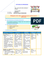 Dialogamos Sobre Cómo Organizarnos para Celebrar Nuestro Aniversario