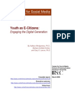 Youth As E-Citizens: Engaging The Digital Generation