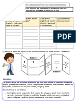 FICHA DE ESCRIBE Tripticos