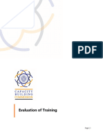 Evaluation of Training