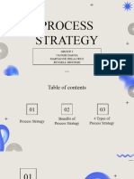 Process Strategy