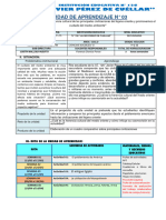 3ra UNIDAD DE APRENDIZAJE DE CC - SS. PRIMERO C - D