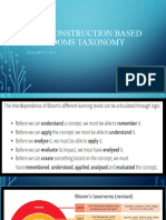 Test Construction Based On Blooms Taxonomy