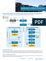 Lithium Spodumene Processing Brochure