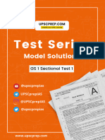 Test Series: Model Solutions