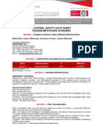 Sodium Methoxide Msds