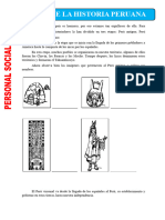 Las Etapas de La Historia Peruana para Cuarto de Primaria