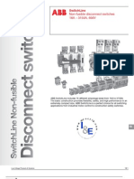 ABB SwitchLine, Non-Fusible Disconnect Switches