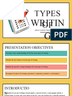 Blue Simple English Paragraph Writing Structure Presentation