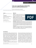 Collaboration in Chronic Care: Unpacking The Relationship of Pharmacists and General Medical Practitioners in Primary Care