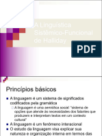 A Linguística Sistêmico-Funcional de Halliday