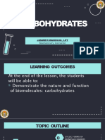 2.3 Carbonhydrates Demonstrating The Nature and Function of Biomolecules Carbohydrates