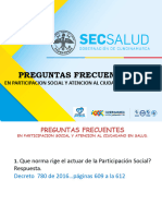 Preguntas Frecuentes en Participacion Social