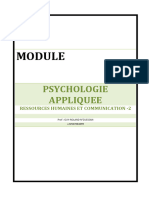 COURS DE PSYCHOLOGIE 2ème Année