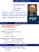 Control For Mechanical Engineers Chapter 2