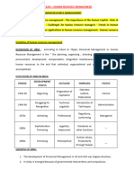 BA4203 Human Resource Management All Units Material