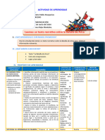 D4 A1 SESION COM. Leemos Un Texto Narrativo Sobre La Batalla de Arica