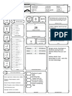 DND 5E CharacterSheet FormFillable