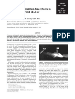 Electromagnetic Quantum-Size Effects in Directional Near-Field EELS of Nanocrystals