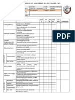 Boleta de Notas 1ro Grado de Secundaria