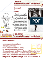 Fernando Pessoa Ortonimo Heteronimo